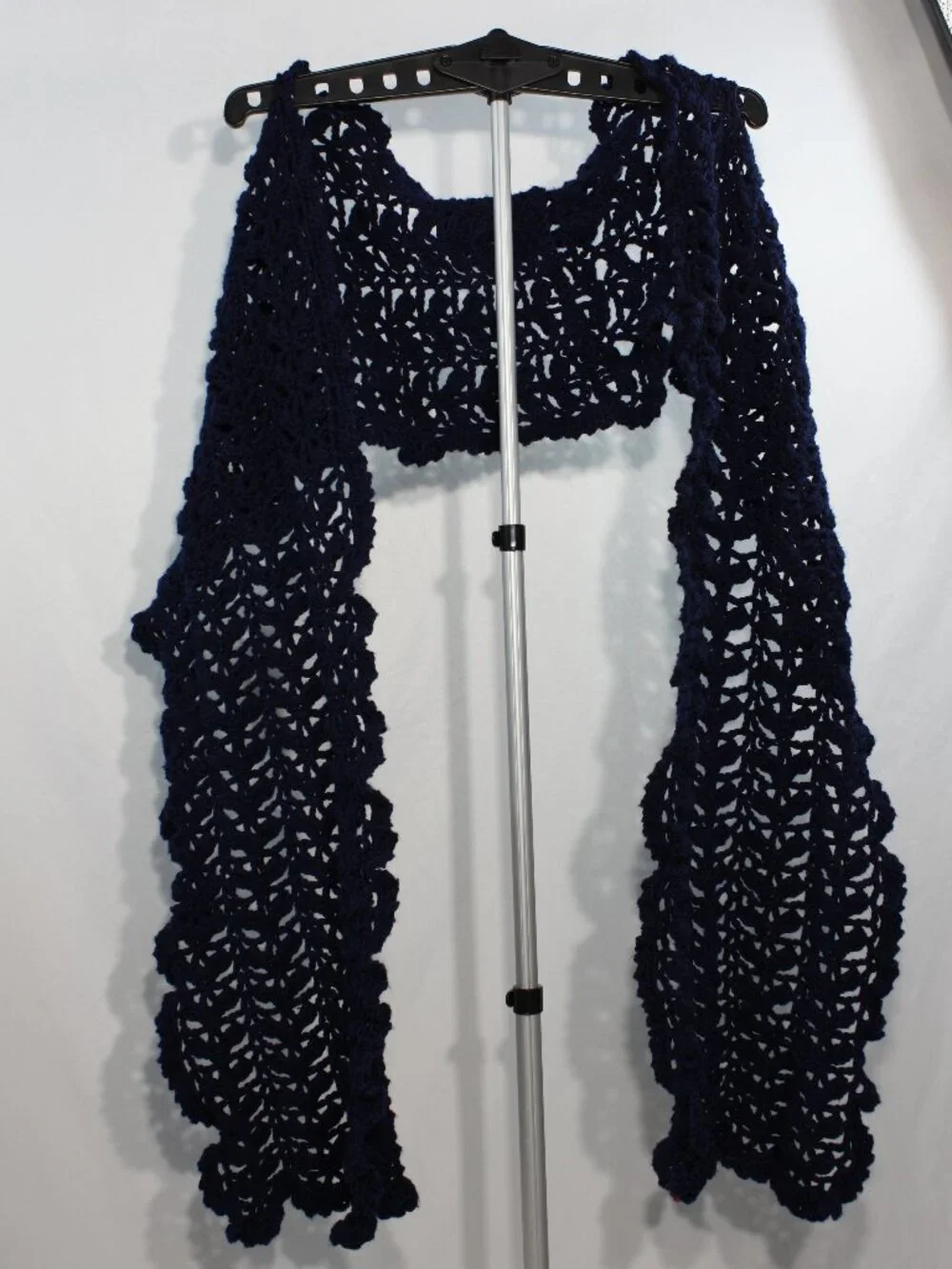 Navy Blue Crochet 13